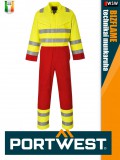 Portwest BIZFLAME PRO YELLOW technikai antisztatikus és lángálló hegesztő overál- munkaruha