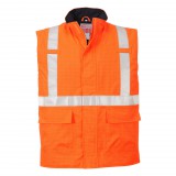 Portwest Bizflame Rain Hi-Vis antisztatikus FR lángálló mellény narancs XXL