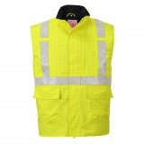 Portwest Bizflame Rain Hi-Vis antisztatikus FR lángálló mellény sárga L