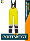 Portwest BIZFLAME YELLOW technikai antisztatikus és saválló vízálló nadrág 450g/m2 - munkaruha