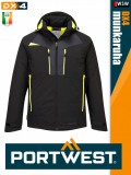 Portwest DX4 BLACK prémium bélelt munkakabát - munkaruha