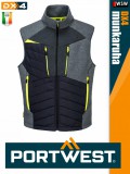 Portwest DX4 METALGREY prémium baffle munkamellény - munkaruha