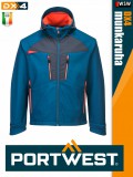 Portwest DX4 METROBLUE prémium rugalmas softshell kabát - munkaruha