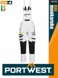 Portwest DX4 WHITE prémium kantáros munkanadrág - munkaruha