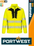 Portwest DX4 YELLOWHV prémium láthatósági baffle munkafelső - munkaruha
