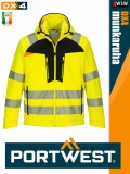 Portwest DX4 YELLOWHV prémium láthatósági munkakabát - munkaruha