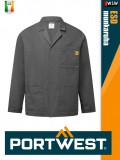 Portwest ESD GREY antisztatikus hosszúujjú laborkabát - munkaruha