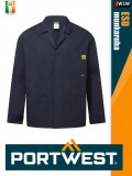 Portwest ESD NAVY antisztatikus hosszúujjú laborkabát - munkaruha