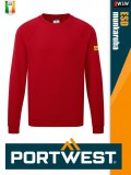 Portwest ESD RED antisztatikus hosszúujjú pulóver - munkaruha