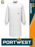 Portwest ESD WHITE antisztatikus hosszúujjú köpeny - munkaruha