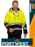 Portwest EV4 YELLOW prémium bélelt láthatósági munkakabát - munkaruha
