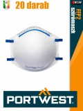 Portwest FFP2 prémium légzésvédő maszk 20 db/doboz - egyéni védőeszköz