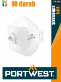 Portwest FFP3 DOLOMITE prémium légzésvédő maszk 10 db/doboz - egyéni védőeszköz