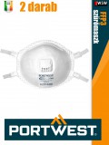 Portwest FFP3 DOLOMITE prémium légzésvédő maszk 2 db/doboz - egyéni védőeszköz