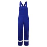 Portwest FR multifunkcionális lángálló és saválló kantáros nadrág Royal Blue S