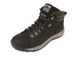 Portwest FW31 - Steelite Mid Cut nubuk védőbakancs SB - fekete