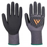 Portwest Grip 15 nitril ütésálló kesztyű fekete S