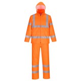 Portwest H448 Packaway munkavédelmi jólláthatósági esőruha narancs színben