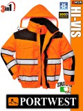 Portwest HI-VIS Classic jólláthatósági bélelt kabát - 3in1