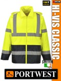 Portwest HI-VIS CLASSIC jólláthatósági esőkabát - munkaruha