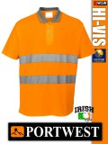Portwest HI-VIS jól láthatósági lélegző galléros póló - munkaruha