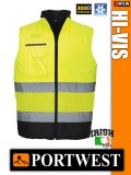 Portwest HI-VIS jólláthatósági bélelt mellény - munkaruha