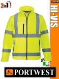 Portwest HI-VIS softshell jólláthatósági kabát - munkaruha