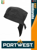 Portwest HORECA BLACK BANDANA séf kalap - munkaruha