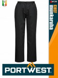 Portwest HORECA BLACK RACHEL lélegző női séfnadrág - munkaruha