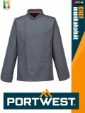 Portwest HORECA GREY MESHAIR hosszúujjú séfkabát - munkaruha