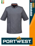 Portwest HORECA GREY MESHAIR rövidujjú séfkabát - munkaruha