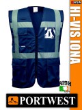 Portwest IONA NAVY jólláthatósági vezetői mellény - munkaruha