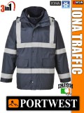 Portwest IONA NAVY TRAFFIC bélelt télikabát - 3in1