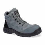Portwest Kompozit textil és hasított bőr cipő S1 SR FO Metal Grey 36