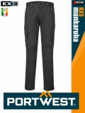 Portwest KX3 GREY prémium slimfit deréknadrág - munkaruha