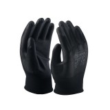 PORTWEST L/ 9-es fekete mártott kötött PU szerelő kesztyű