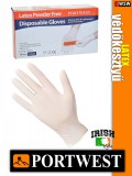 Portwest LATEX púdermentes védőkesztyű 100 db - munkakesztyű