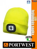 Portwest LED fejlámpás téli sapka - munkaruha