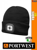 Portwest LED fejlámpás téli sapka - munkaruha
