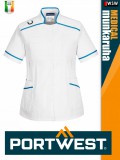 Portwest MEDICAL WHITEAQUA MATERNITY kismama rövidujjú tunika - munkaruha