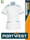 Portwest MEDICAL WHITEAQUA rövidujjú tunika - munkaruha