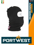 Portwest MODAFLAME BLACK technikai ív és lángálló kámzsa - munkaruha