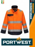Portwest MODAFLAME ORANGE technikai ív és lángálló láthatósági kabát - munkaruha