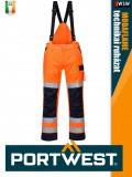 Portwest MODAFLAME ORANGE technikai ív és lángálló láthatósági vízálló nadrág - munkaruha