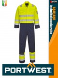 Portwest MODAFLAME YELLOW technikai ív és lángálló láthatósági overál - munkaruha