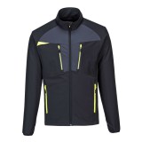 portwest munkavédelmi felső dx4 zip base dx480 / xl , fekete (dx480bkr)