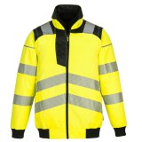 portwest munkavédelmi kabát 3az1-ben sárga/fekete pw302/xl (pw302ybr)