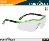 Portwest NEON CLEAR munkavédelmi védőszemüveg - egyéni védőeszköz
