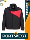 Portwest PW2 BLACKRED technikai softshellkabát - munkaruha