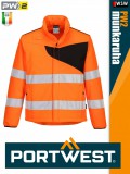 Portwest PW2 ORANGE technikai jólláthatósági softshellkabát - munkaruha